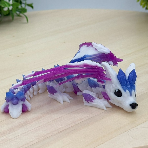 Wolfskristalldrache – Eiswind Mini